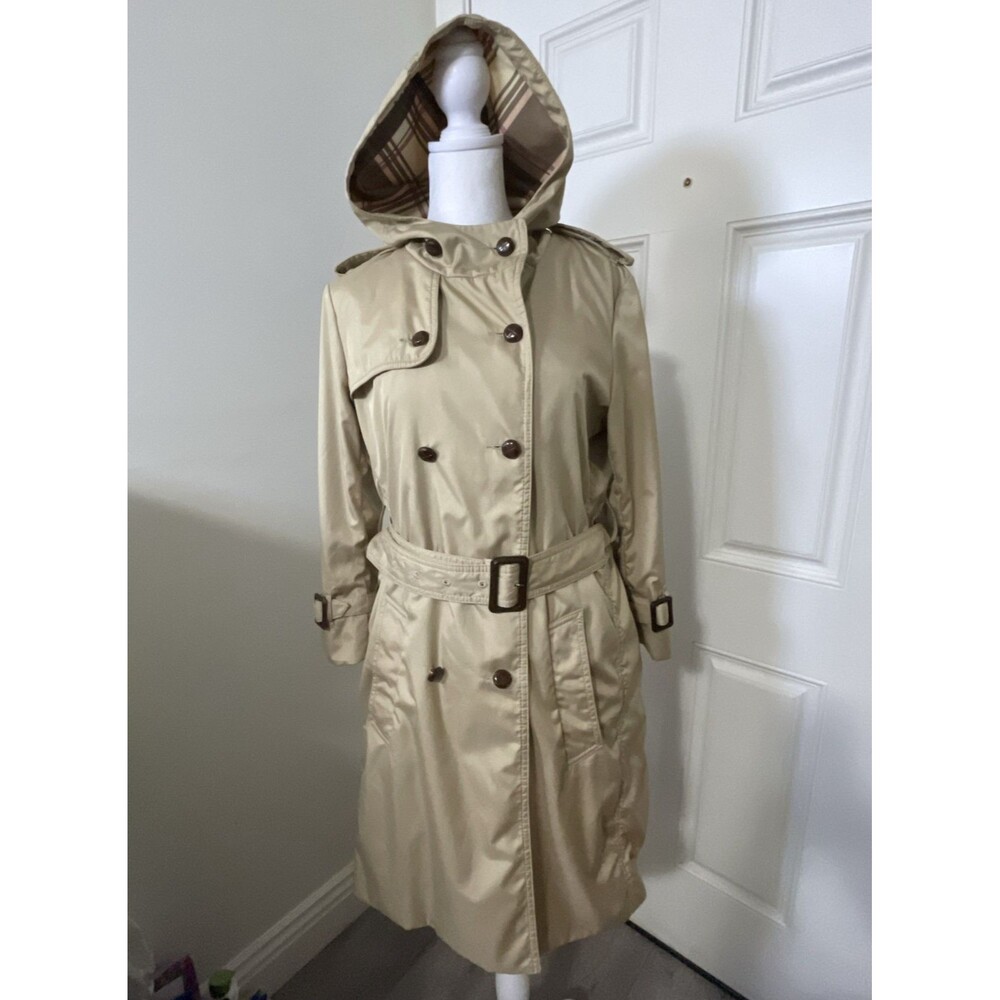 Ralph Lauren Polo Jeans Company Women's Trench Coats Vtg Sz L (See Measurments)
